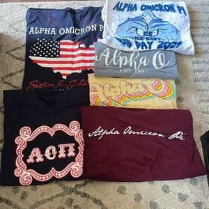 Sorority Shirts: Alpha Omicron Pi